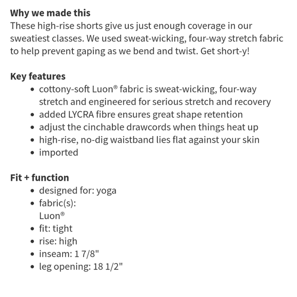 Lululemon Liberty Shorts Diamond Jacquard - Picture 8 of 8